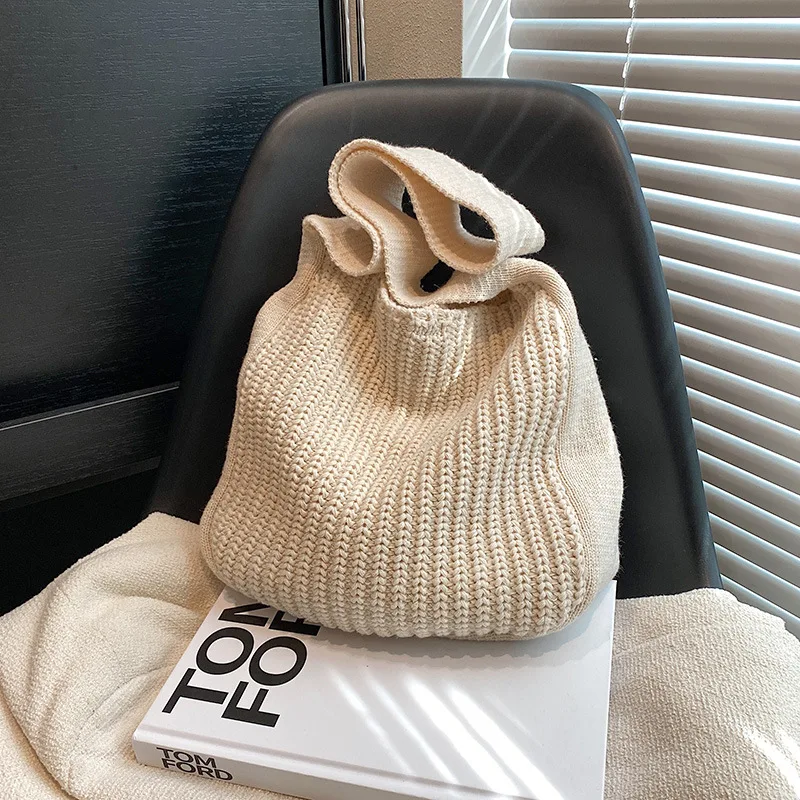 

‌ Вязаная сумка через плечо 2025 года — повседневная сумка через плечо, модная женская сумка