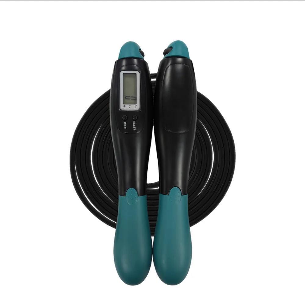Adjustable Counting Steel Jump Rope Fitness Skipping Rope Home Workout Sports Tool for Adults Students Exam Training