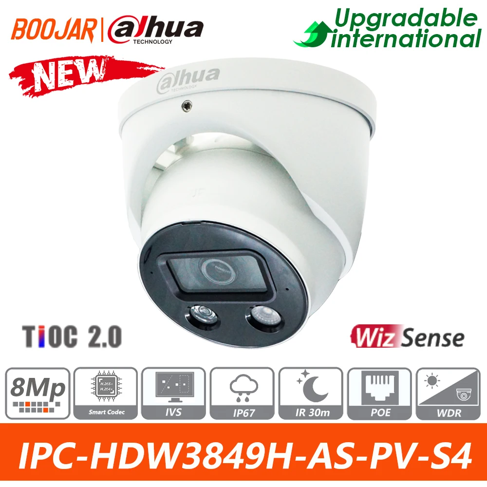 pv mp IP 카메라: Dahua TIOC 2.0 IPC-HDW3849H-AS-PV 8MP 스마트 이중 조명 활성 방지 고정 렌즈 와이즈센스 네트워크 카메라 리뷰