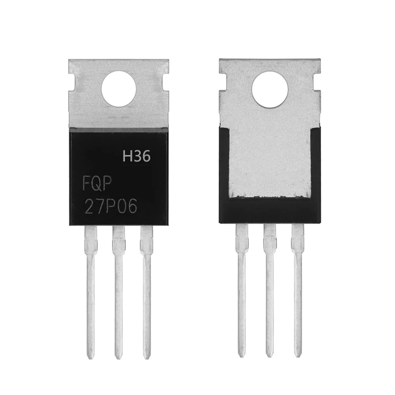 10 szt. Tranzystorów MOSFET FQP27P06 27A 60 V 27 p06 P-kanałowy moskfet tranzystor 27 Amp 60 V do 220