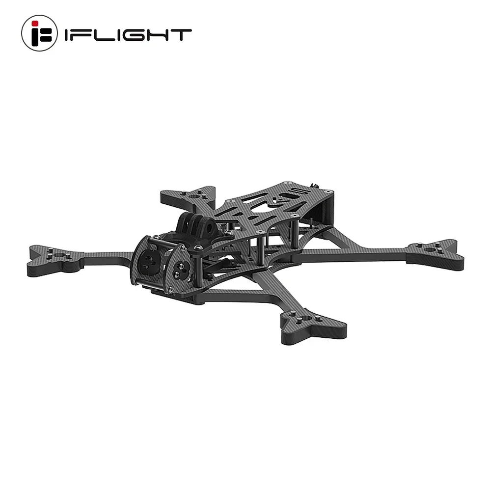 IFlight AOS 5.5 EVO V1.2 Frame Kit with 6mm Arm for Frame Kit Compatible 2207, 2208, 2506 Motor for FPV Racing Drone