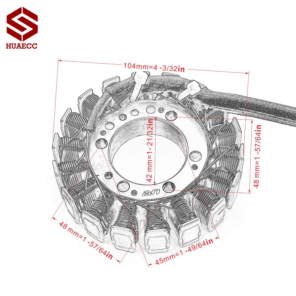 Катушка статора генератора мотоцикла для Yamaha SRX700 2000-2002 SX Viper 700 2002-2006 Venture 700 2004 8EK-81410-00