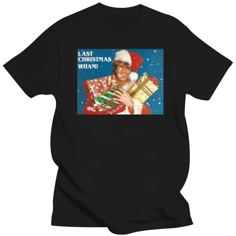 Wham Last Christmas George Micheal Xmas Songs Unisex Cotton T-Shirt Wsn49 New Unisex Funny Tee Shirt