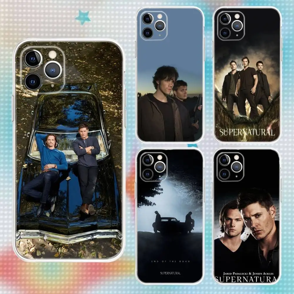 

Supernatural TV For iPhone 17,16,15,14,13,12,11,Air,X,XR,Pro,Max,Plus Transparent Clear Cover