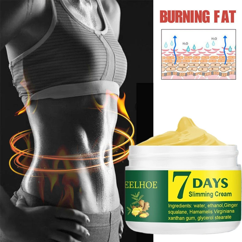 18kg Losing Ginger Slim Cream Burn Fat Slimming Cream Weight Loss Massage Burn Fat Cellulite Fitness Cream Home Beauty Health