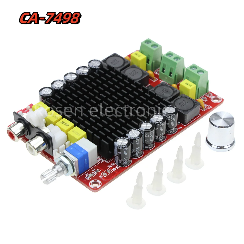 CA-7498 Smart Electronics New TDA7498 DC14-34V Amplifier Board Of Class D 2X100W Dual Channel Audio Stereo Amplifier Audio Board