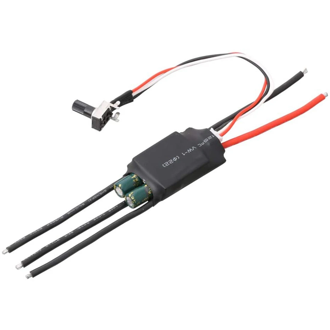 ABZV-DC 7-24V 200W BLDC controlador de Motor sin escobillas trifásico Hallless DC Motor placa de accionamiento regulador de velocidad
