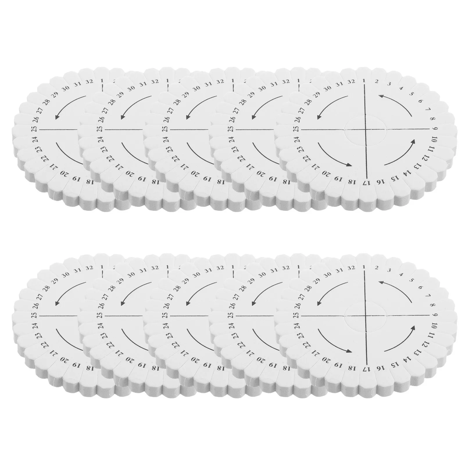 10 قطعة أداة الديكور سوار أدوات تجديل عدة المجلس لصنع الأساور المنسوجة #6