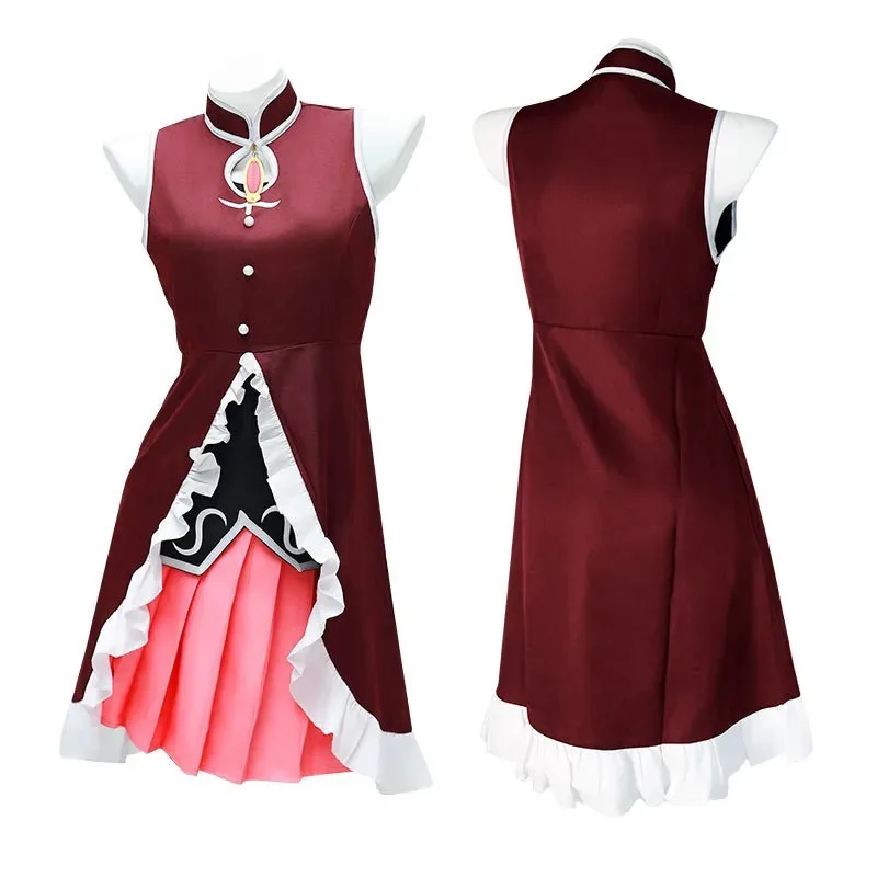 ss23Anime Puella Magi Madoka Magica Costume Wig Tomoe Mami Miki Sayaka Sakura Kyoko Cosplay Soul Gem Women Halloween Clo