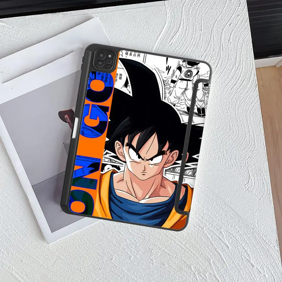 

Чехол-подставка Dragon Ball Super для планшетов iPad Mini 6, 7, Air 4, 5, M3, M2, 1, 2, M4, 11 дюймов, Pro 11-го, 10-го, 9-го, 8-го, 7-го поколений, 12.9 дюймов Pro