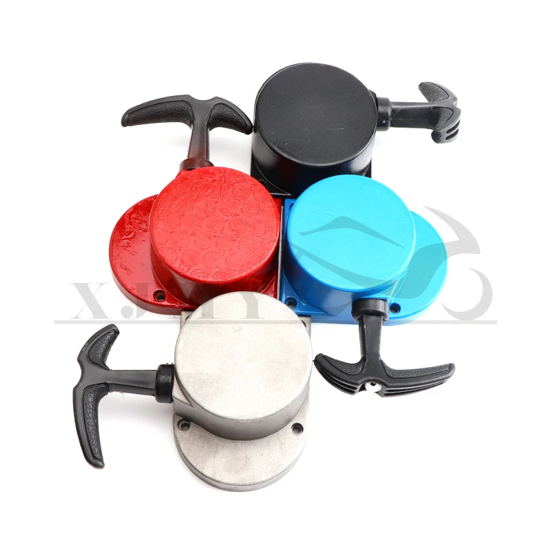 Alloy Pull Starter For 49cc 66cc 80cc Engine Motorized Bicycle Push Bike Pull Recoil Starter Handle Pulling Device