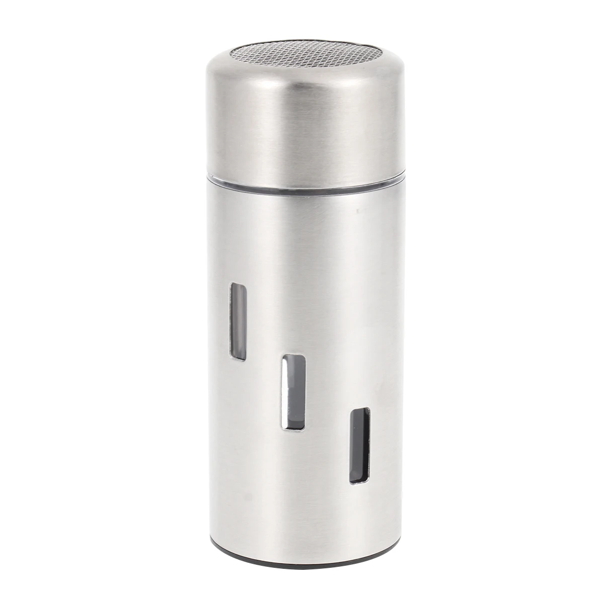 

Salt Pepper Seasoning Pot Powder Sprinkler Spice Storage Tins Coffee Silver Stainless Steel Anti Rust Kitchen Restaurant