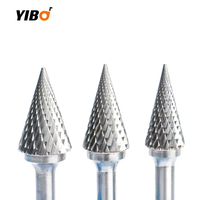 YG8 Alloy Rotary File Hard Metal Milling Cutter For Copper MX Type