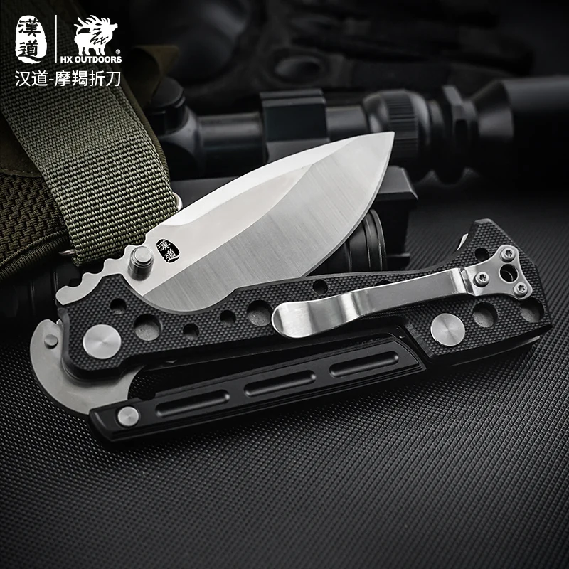 Hx Outdoors AD20 Folding Knife,Survival Pocket Knives, Camping Knives Edc Tool 14C28n Blade Cool Kid Pocket Knife Dropshipping