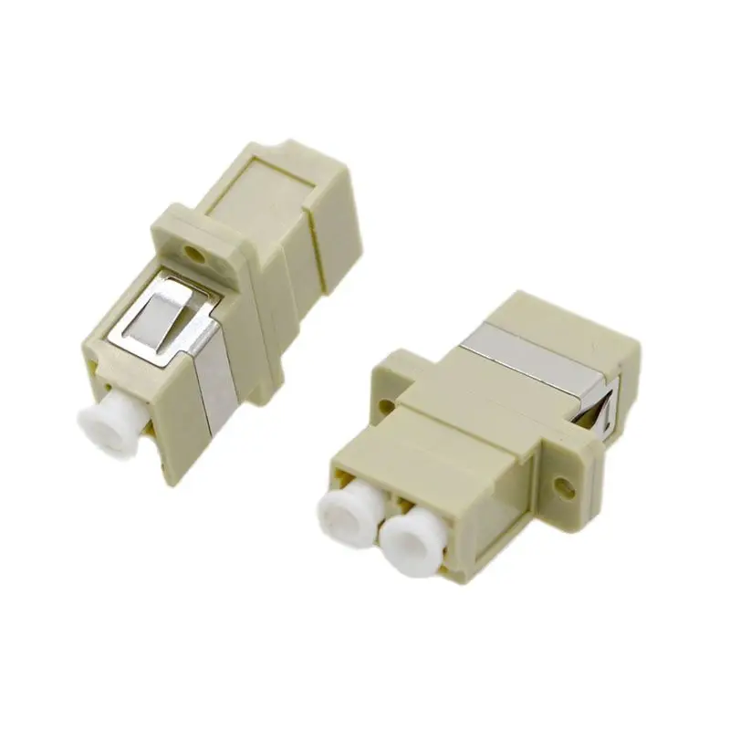 Imagem -05 - Upc Singlemode Adaptador Duplex Conector de Fibra Óptica Flange Especial Acoplador por Atacado Venda Quente Novo 100 Pcs Om3 Om4 lc