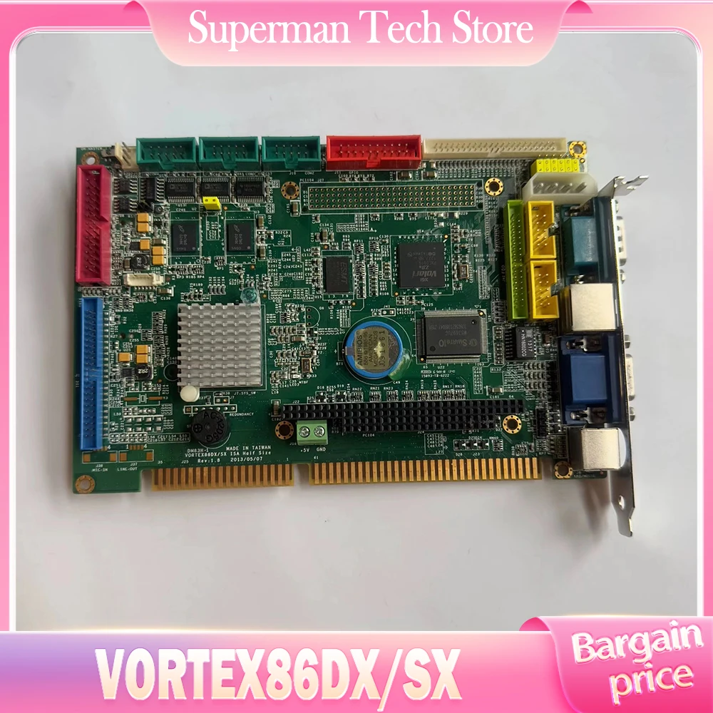 

VORTEX86DX/SX REV:1.8 Материнская плата промышленного компьютера DM83H-1 VDX-6124-V2 ISA