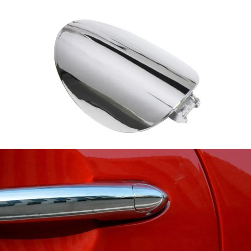 1 Pc Car Door Handle Lock Key Hole Cover Trim Cap ABS Chrome For Cooper F55 F56 2013-2019 51217431945 3.8x2.4cm Exterior Parts