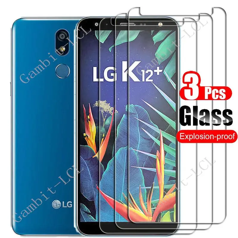 

1-3PCS Tempered Glass For LG K12 Plus 5.7 Protective Film ON LGK12Plus K12Plus K40 X4 2019 LMX420 LM-X420 Screen Protector Cover