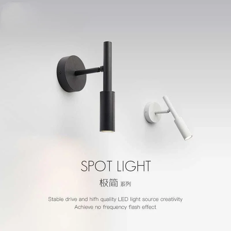 

Minimalist Bedside Bedroom Background Wall Lamps Living Room Study Reading Lamp Nordic Creative Design Modern Wall Lamp