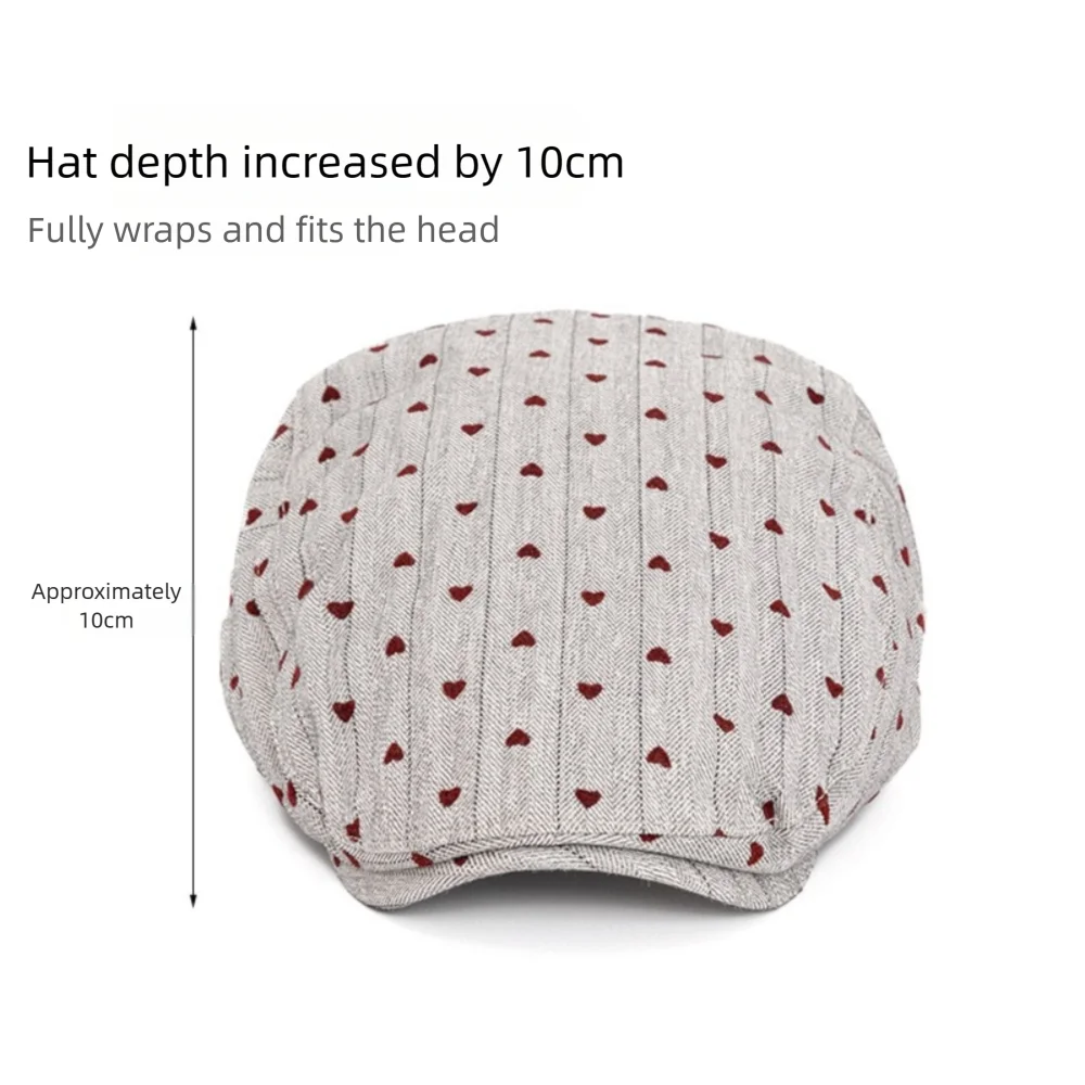 جديد عارضة قبعة البيريه تنفس القلب الرسام شقة قناع كاب قابل للتعديل الرجعية بطة اللسان كاب