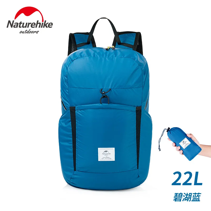 NatureHike Outdoor Folding Ultra Light Waterproof 30D Backpacks Wear-Resisting Travel camping Hiking Backpacks Bag