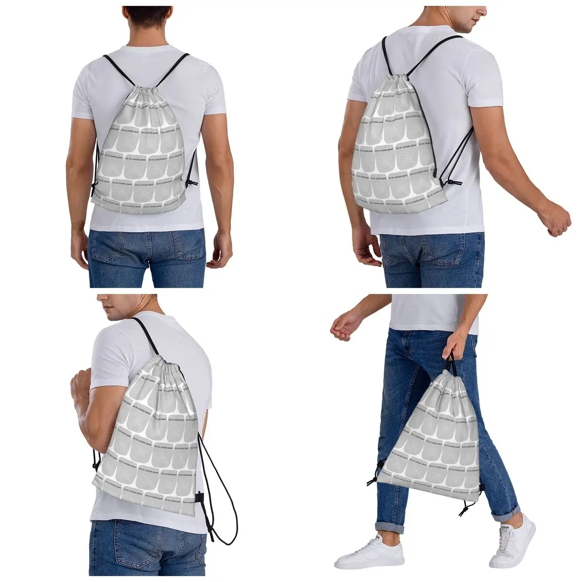 I'm An Outside Gamer Backpacks Casual Drawstring Bags Storage Bag Book Bags for Man Woman Students