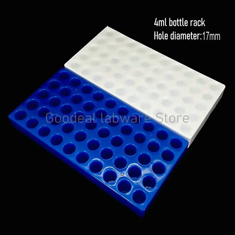 1 piece Lab 2/4/10/15/20/30/40/50/60ml sample bottle plastic Rack chromatographic injection bottle Stand Headspace bottle Holder