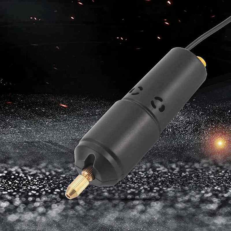 ABPQ-Mini trapano per creazione di gioielli, set di trapani elettrici USB con 10 punte da trapano da 0,8 a 1,2 mm per la perforazione di colata di resina