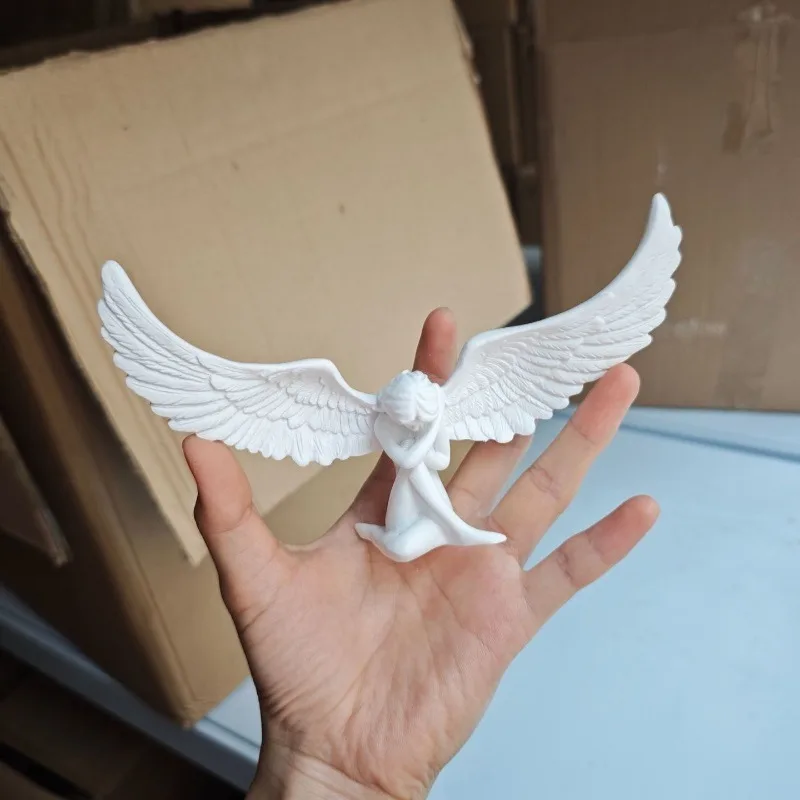 

Angel's Wings, White Pure and Sacred, Resin Crafts, Home Decoration Crafts Small Ornaments