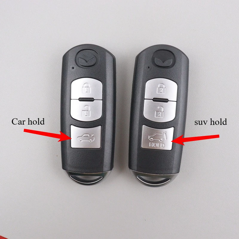 For Mazda 3 5 6 Summit Axela Atenza M3 M6 CX5 CX7 CX9 CX-5 CX-7 CX-9 MX-5 Miata RX-8 X-5 2/3/4 Botton Car Key Case Fob Shell