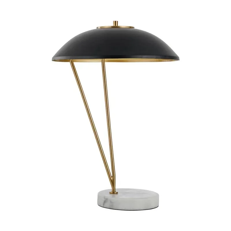 Postmodern Creative Light Luxury Marble, Minimalista Desk Lamp, Bedside, Design de arte personalizado, quarto modelo