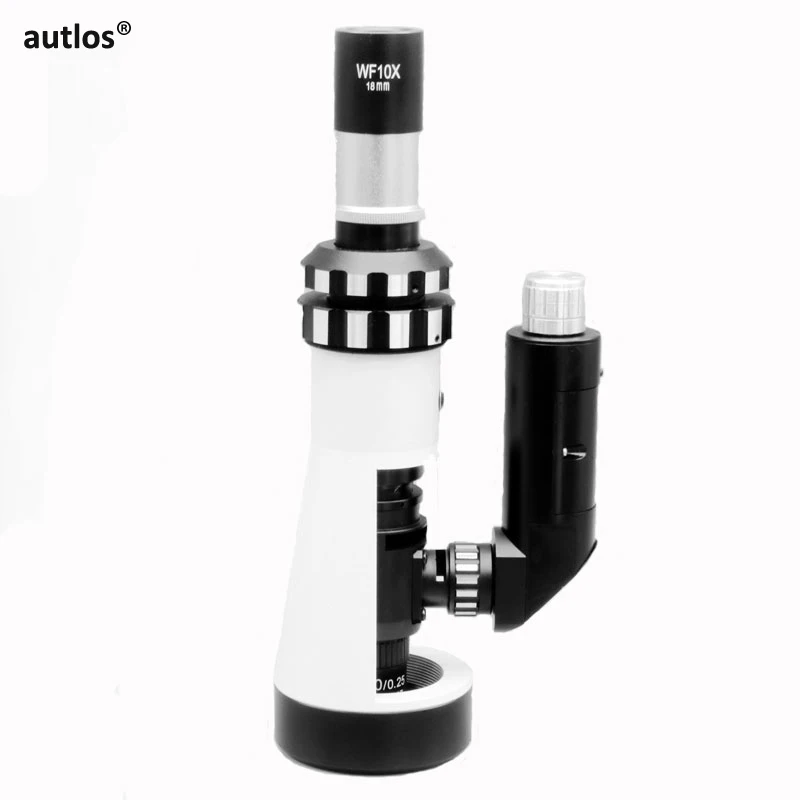 Handheld Metallurgic Microscope Accessories Portable Monocular Mini Microscope with Polarizer Lab Biology Microscope Instruments