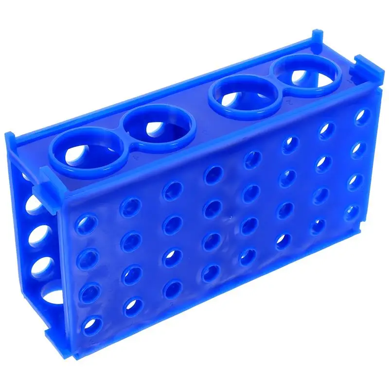 1 Laboratory Centrifuge Tubes Storage Rack Experimental Test Tube Rack Plastic Holes Test Tube Display Shelf Sample Tubes Holder