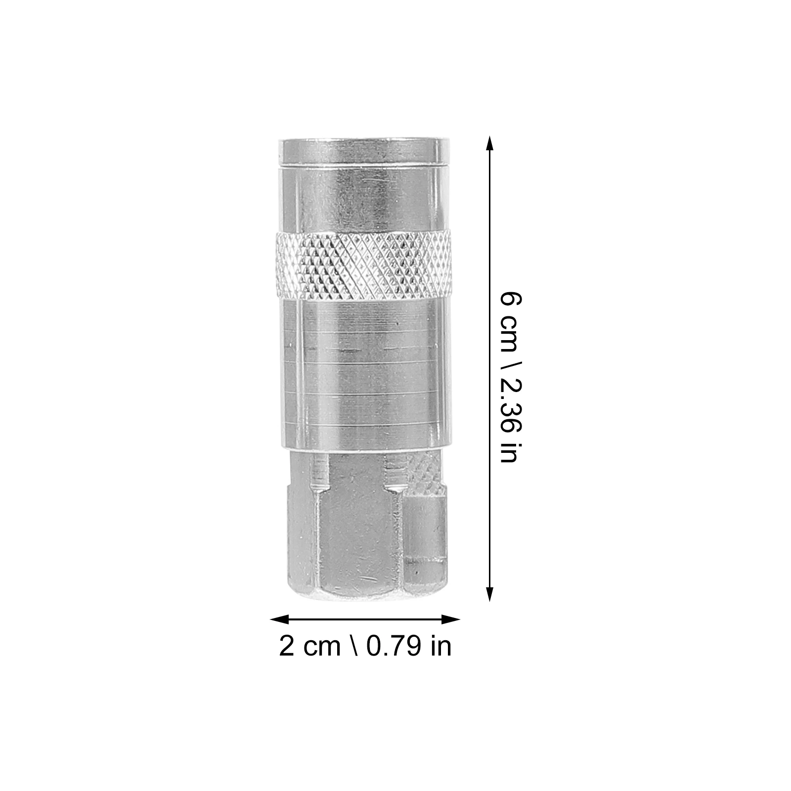 

Iron Air Compressor Connector Hose Fittings Straight Coupling No Leakage Easy Install Wide Compatibility Air Tool Supply