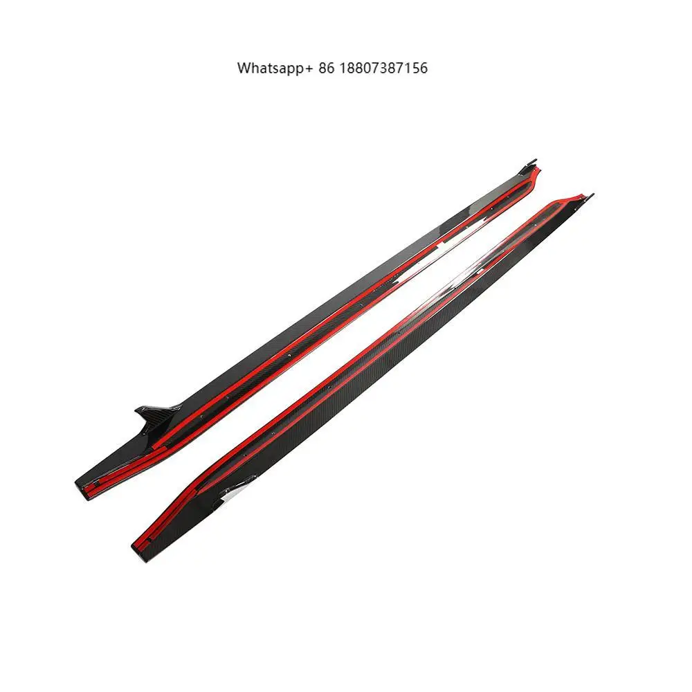 

ForBMW 3 Series G80 M3 21-22 Dry Carbon Fiber Side Skirt Extension Lip Splitter