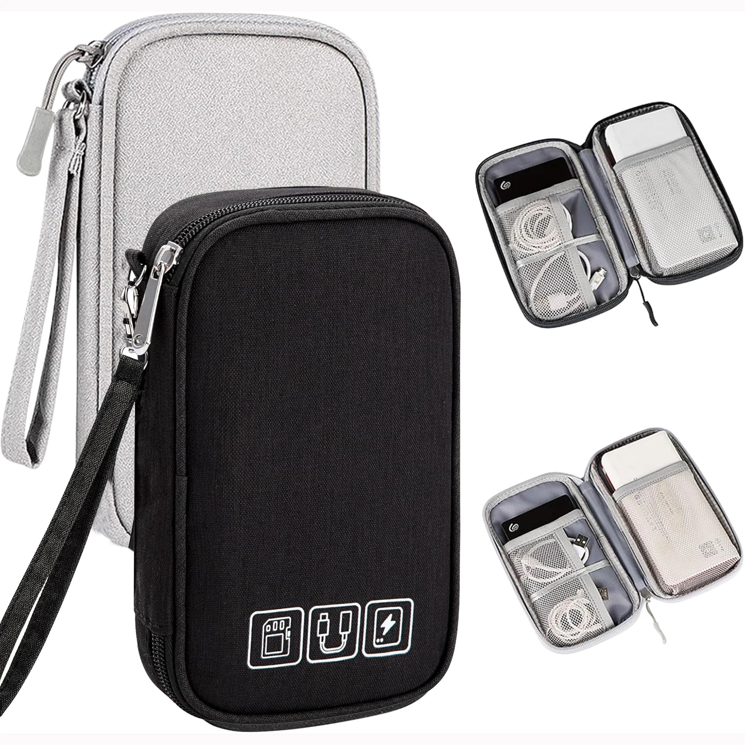 Storage Bag Electronic Accessories Pouch Cable Bag Travel Protection Shockproof Organizer For Usb Flash Drive Charger