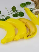 Three colors travel outdoor portable banana box fruit storage box plastic banana shape banana protective case