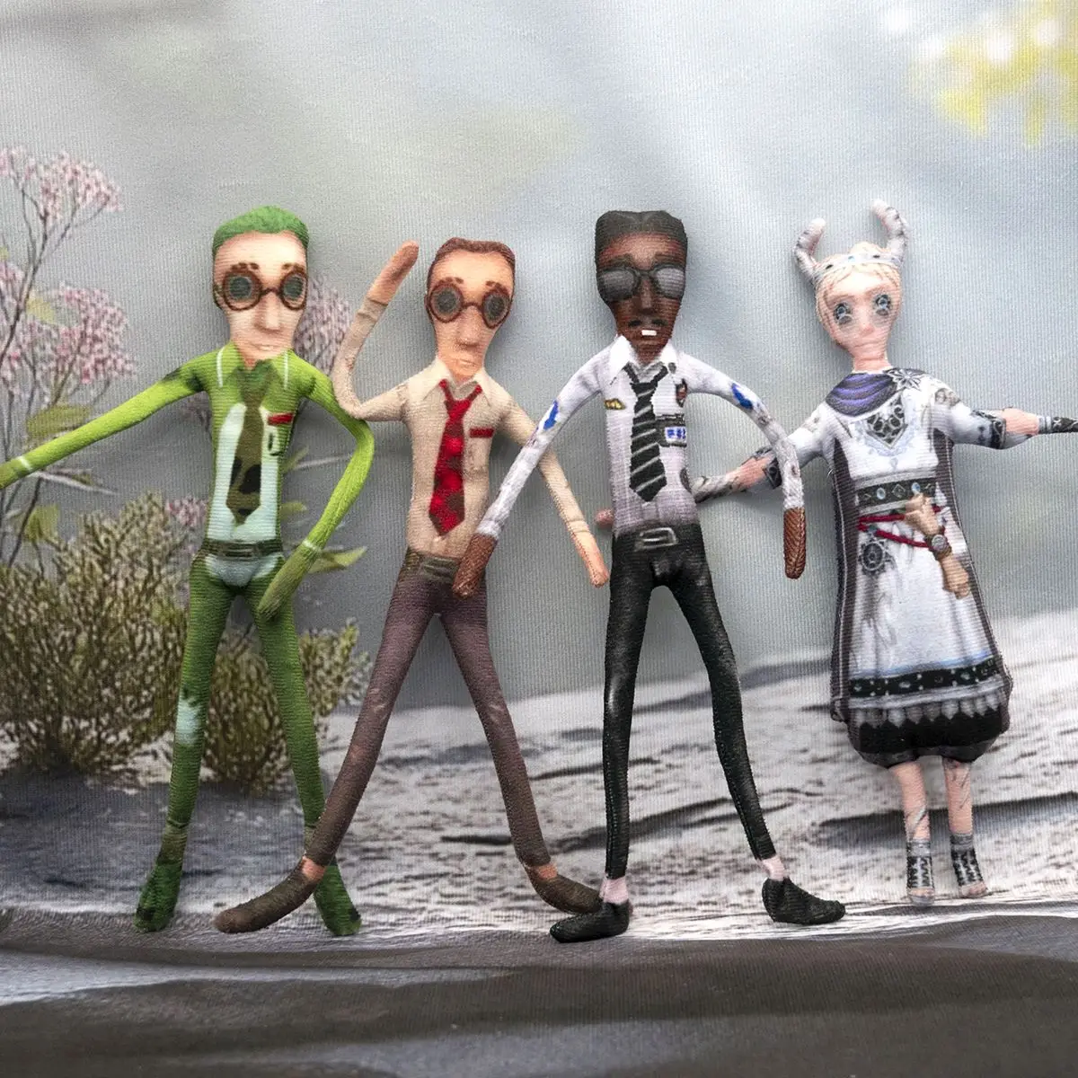 弁護士ゲームアイデンティティ V ぬいぐるみ 11 インチ人形コスプレボディワイヤースケルトンアクションぬいぐるみアクセサリー飾り