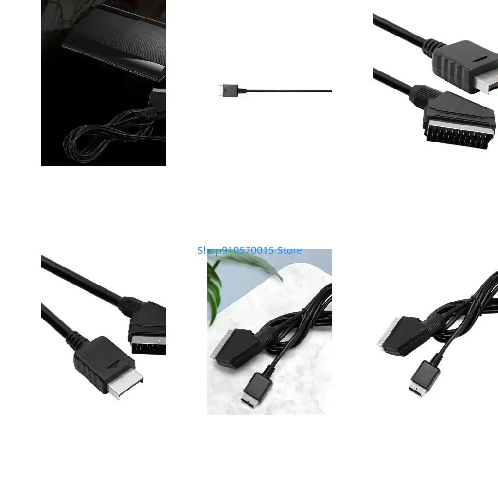 B95C RGB Scart AV Video Game Cable Scart Cable For PS1 for for Console