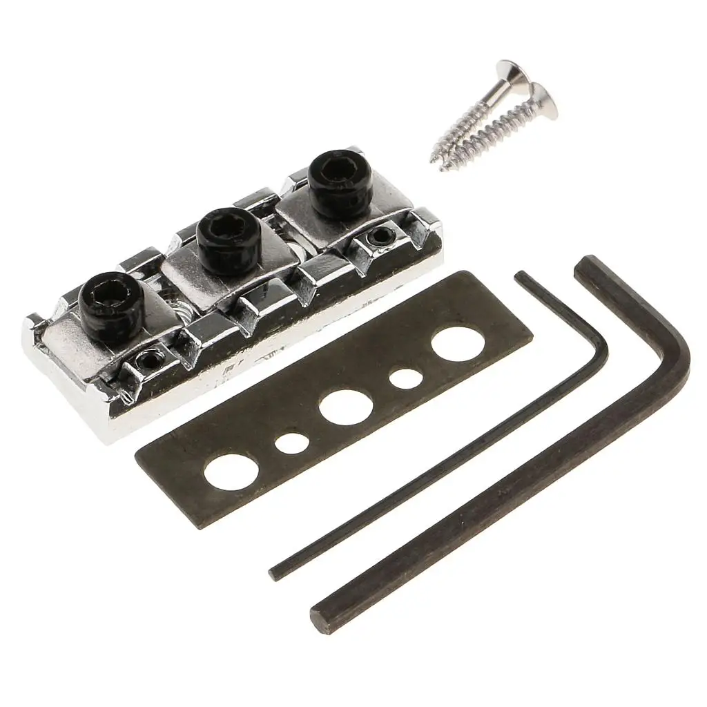 Guitar String Lock Nut Plastic Tremolo Bridge Clamp Electric Guitar Parts Kit for Guitarist Tools and Repair view 2