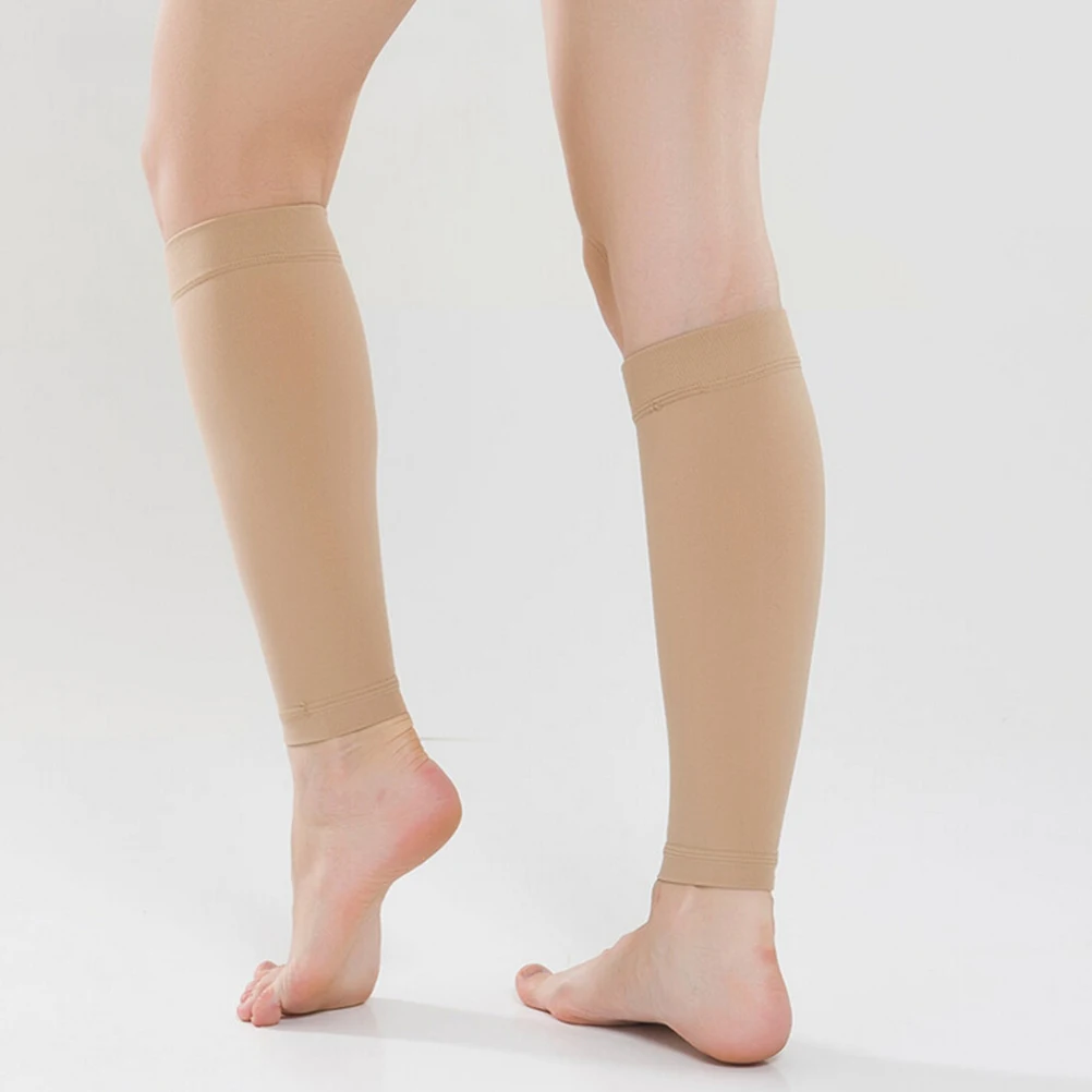 Calze elastiche per gambe parastinchi calze alte al ginocchio vene Varicose trattare modellare calze a pressione graduate calze a compressione per vitelli