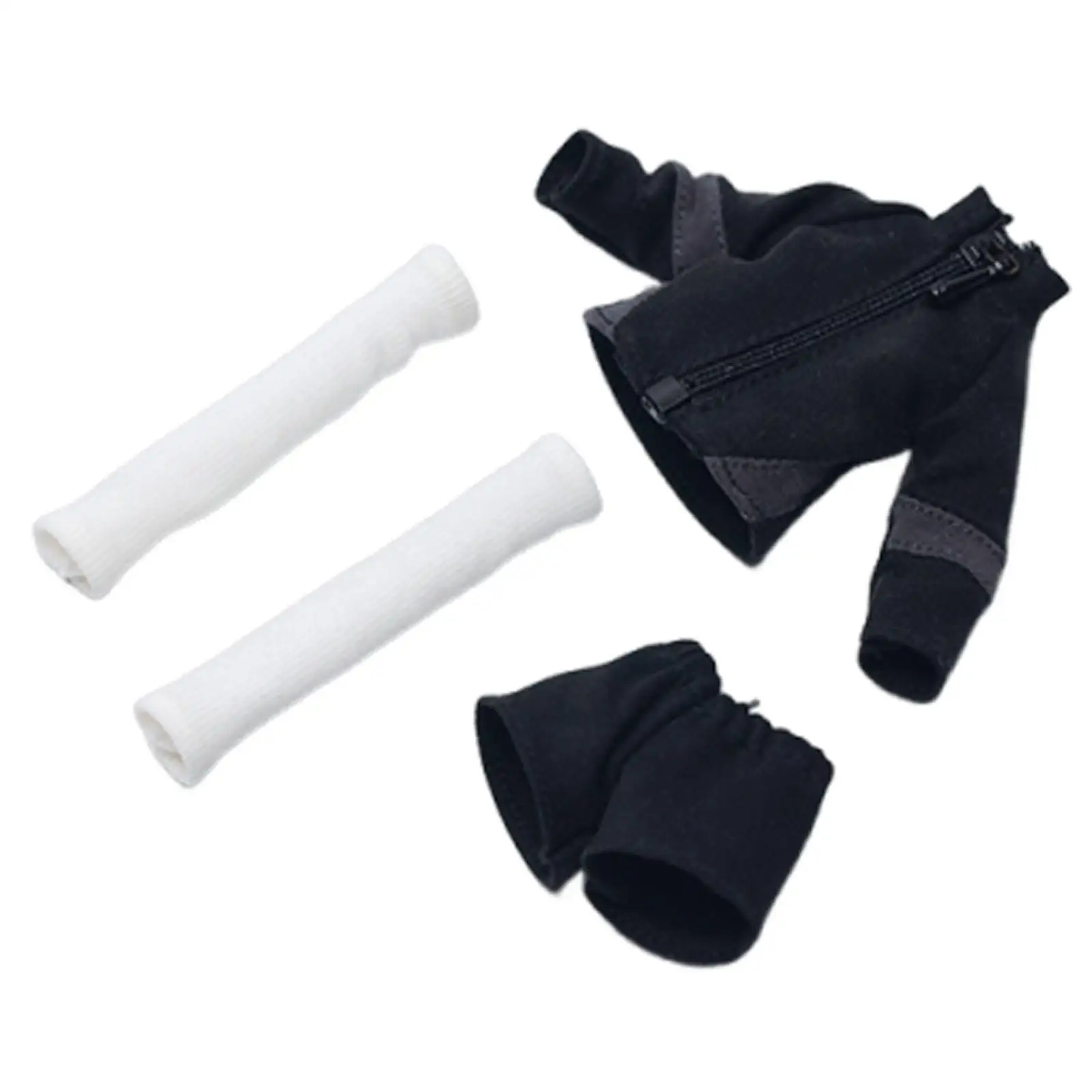 

Miniature Sportswear for 1/12 Scale Articulated Female Action Figures, Photo Prop, Doll Clothes, High Quality, Jacket And