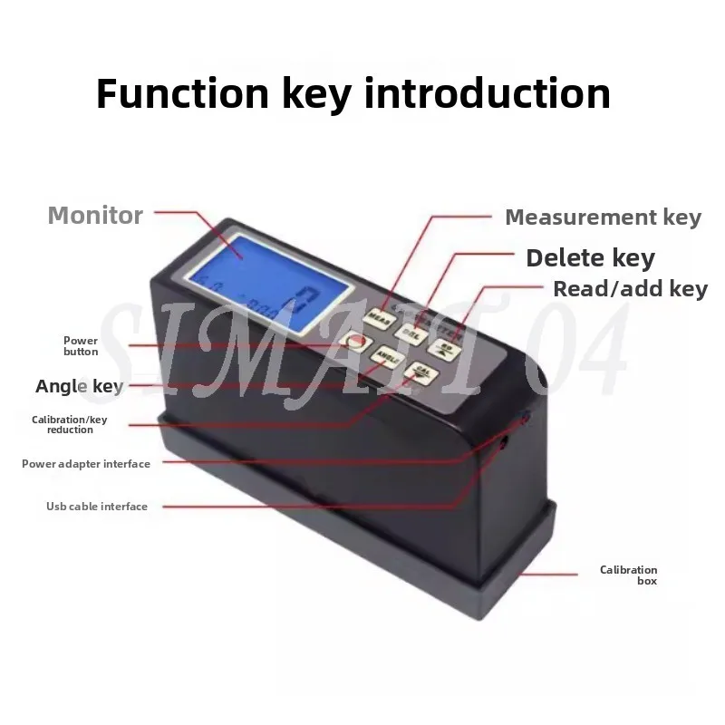 Gloss Meter GM-6(60°) GM-26(20°/60°)  GM-268 (20°/60°/85°)