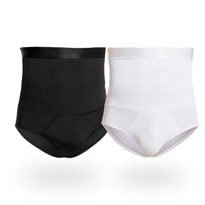 1pcs Men High Waist Shapewear Pants Tummy Control Shorts Body Shaper Compression Trainer Belly Tummy Slimming Boxer Underwear