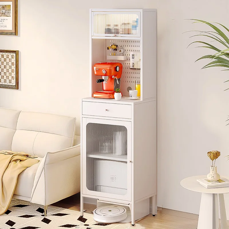 

Sweeping robot shelf Living room shelf with cabinet door Bedside table Bedroom bedside floor storage shelf