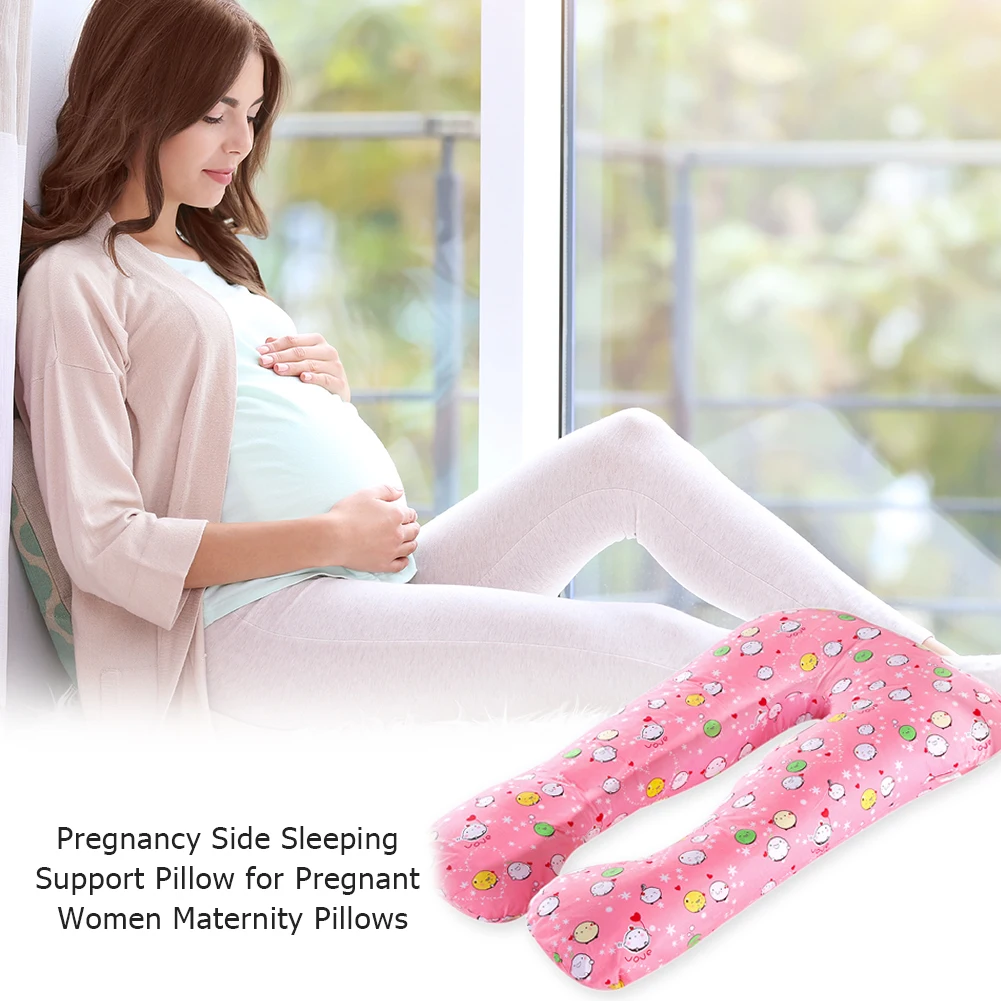 Multi-function Maternity Pillow Case U-Typ Cotton Printing Cover Pregnancy Women