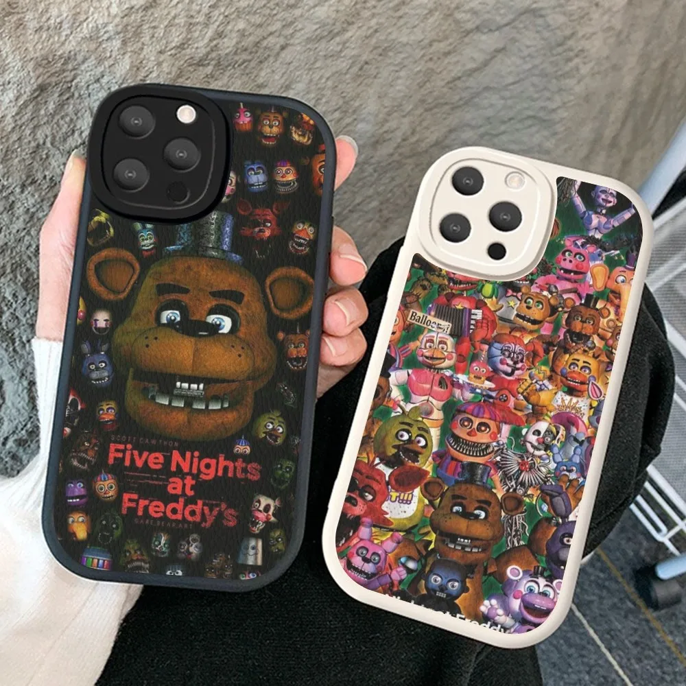 Fnaf Five-nights-At-Freddys Anime Phone Case Hard Leather For iPhone 14 13 12 Mini 11 14 Pro Max Xs X Xr 7 8 Plus Fundas