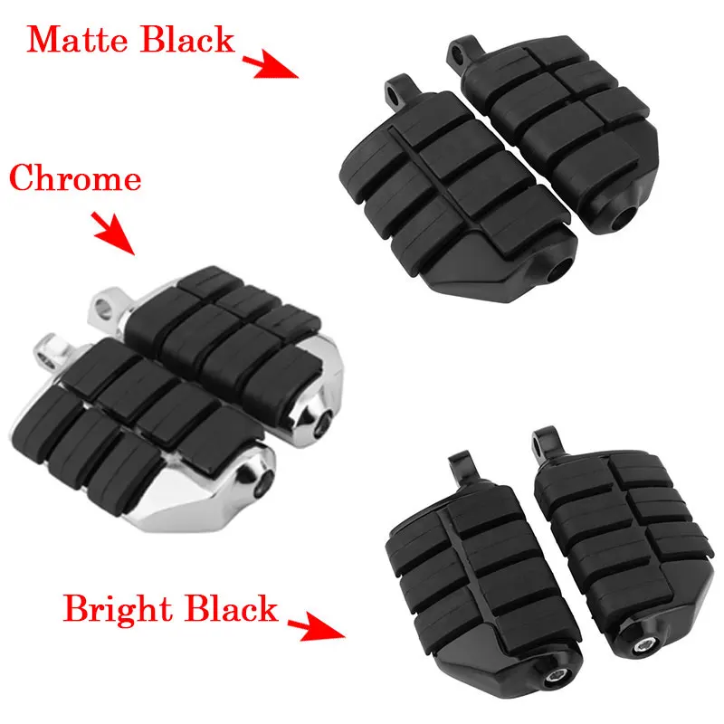 

Motorcycle Front Driver Rider Rubber Foot Pegs Footrests Footpegs For Harley Honda Yamaha Kawasaki