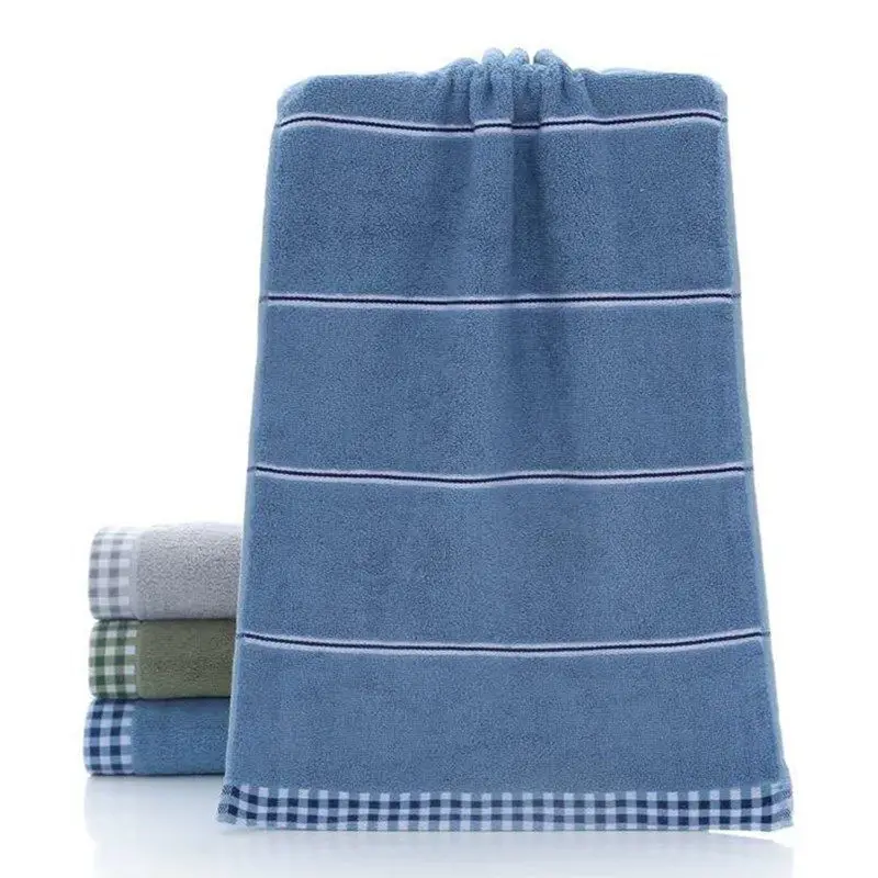 2-3PCs Cotton face towel 33X73cm soft strong water absorption towels bathroom household hair hand towel portable beach supplies