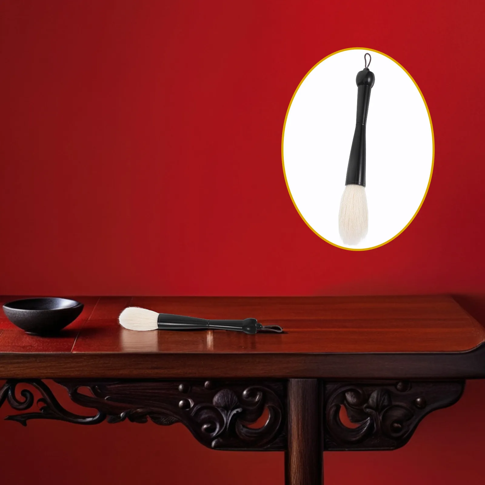 

Chinese Calligraphy Brush 2.5inch Traditional Soft Hair for Fine Ink Painting Calligraphy Practice Art Brush Chinese Brushes